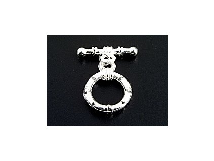 Clasp C11 TO-connection Silver-Ag 925/1000 19x14mm