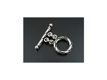 Clasp C30 Toggle Silver-Ag 925/1000 16x27mm