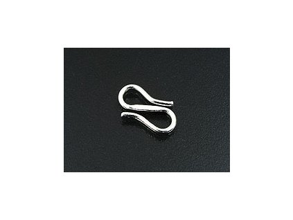 Clasp C37 S-hook Silver-Ag 925/1000 12mm