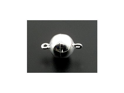 Magnetic Clasp MH Silver Ag 925/1000 12mm