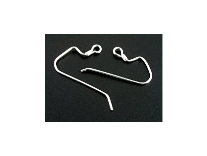 Náušnicový háček N1 Stříbro-Ag 925/1000 19x0,8mm