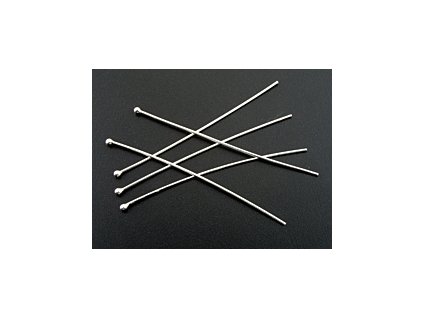 Nýt s kuličkou PIN07 Stříbro-Ag 925/1000 52mm