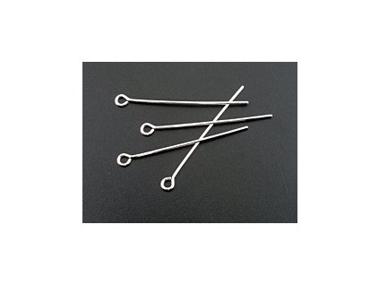 Nýt s očkem PIN13 Stříbro-Ag 925/1000 35mm