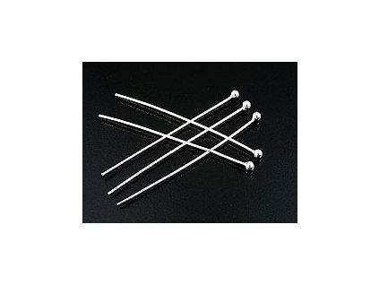 Nýt s kuličkou PIN20 Stříbro-Ag 925/1000 40mm