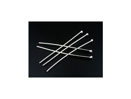 Nýt s kuličkou PIN21 Stříbro-Ag 925/1000 41mm
