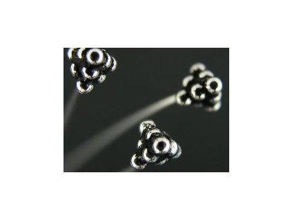 Nýt s ozdobnou hlavičkou PIN30 Stříbro-Ag 925/1000 52mm