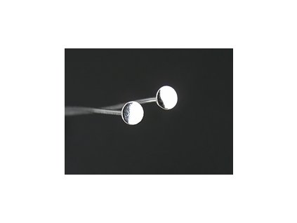 Pin with Round Flat Head PIN34 Silver Ag 925/1000 62mm