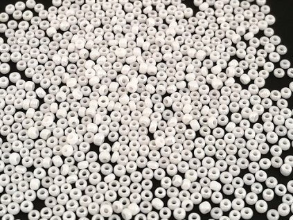 Seed Beads - White Chalk Rainbow - 15/0 12g