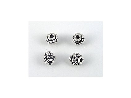 Bead A111 Silver Ag 925/1000 5x5mm