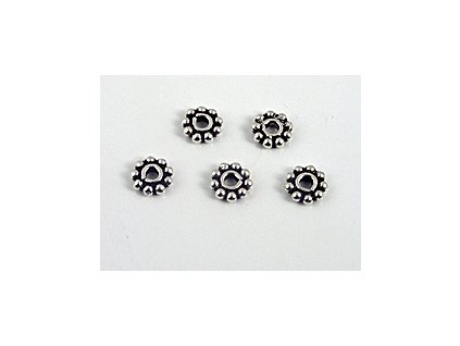 Bead A125 Silver Ag 925/1000 5x5mm