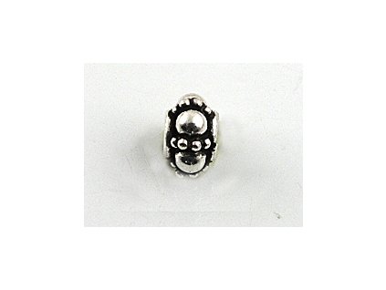 Bead A131 Silver Ag 925/1000 7,5x4,7mm