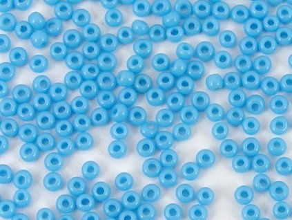 Seed Beads Preciosa No.63050 - Opaque Dark Aquamarine 16/0 12g