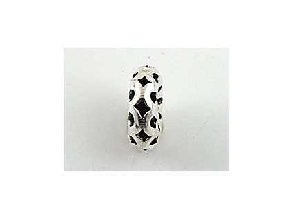 Korálek A134 Stříbro-Ag 925/1000 13,5x5mm