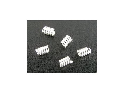 Bead A137 Spiral Silver Ag 925/1000 2,5x1,5mm