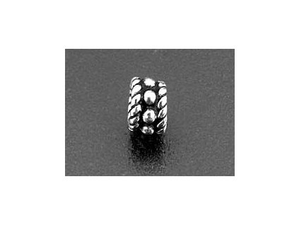 Bead A153 Silver Ag 925/1000 5x3.5mm