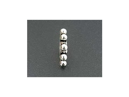 Bead A155 Silver Ag 925/1000 10.5x2mm