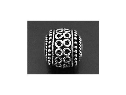 Bead A175 Silver Ag 925/1000 11x10mm