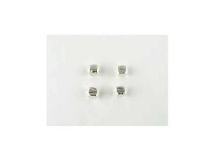 Bead A21 Square 3.2x2.6mm Ag 925/1000