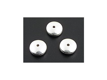 Bead A40 Silver Ag 925/1000 8x3,5mm