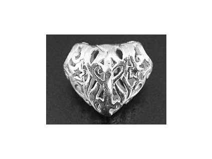 Bead A184 Silver Ag 925/1000 15x7mm 1piece