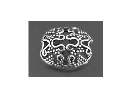 Korálek A186 Stříbro-Ag 925/1000 15x8mm 1kus