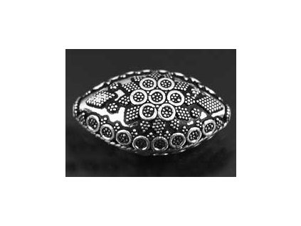 Korálek A190 Stříbro-Ag 925/1000 37x16mm 1kus