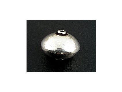 Korálek A44 Elipsoid Stříbro-Ag 925/1000 20x15,5mm