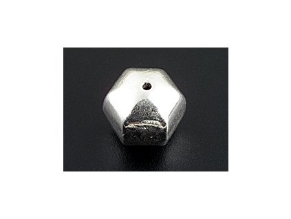 Korálek A60 Hexagonal Stříbro-Ag 925/1000 14mm