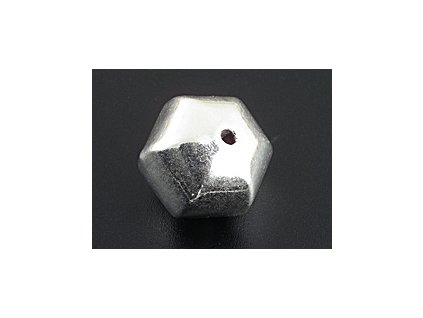 Bead A61 Hexagonal Silver Ag 925/1000 16mm