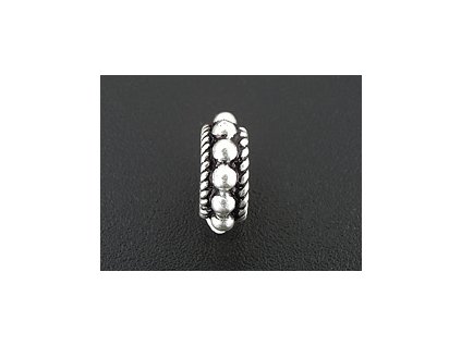 Bead A221 Silver Ag 925/1000 11x4mm 1piece