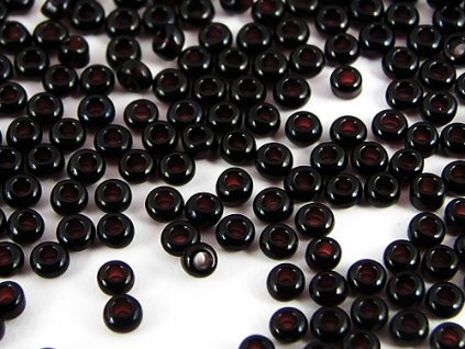 Seed Beads Preciosa No.23980 - Black Jet - 16/0 12g