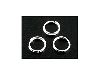 Ring R14 Silver Ag 925/1000 Double 8mm