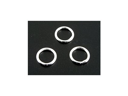 Kroužek R8 Stříbro-Ag 925/1000 Letovaný 8mm