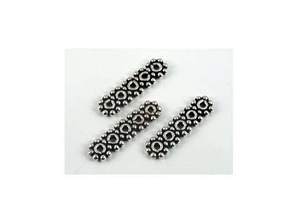 Mezidíl pro 5řad E6 Stříbro-Ag 925/1000 16x4mm