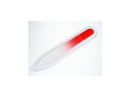 GLASS NAIL FILE- Pink Salmon