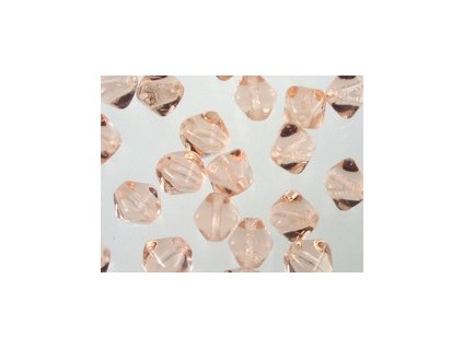 Beads Pressed Bicone - Rosaline - 6mm