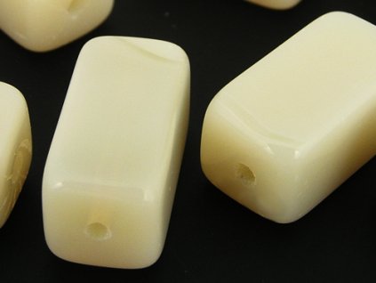Beads Block Cream Opal 14/9mm