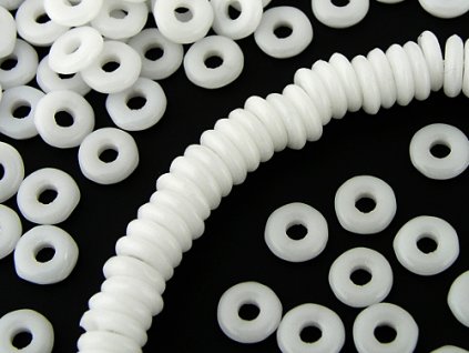 O-Beads Bílá Křída 1x4mm