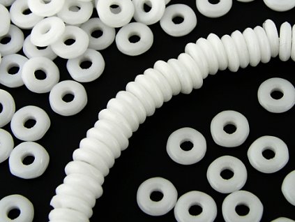 O-Beads White Chalk 1x4mm