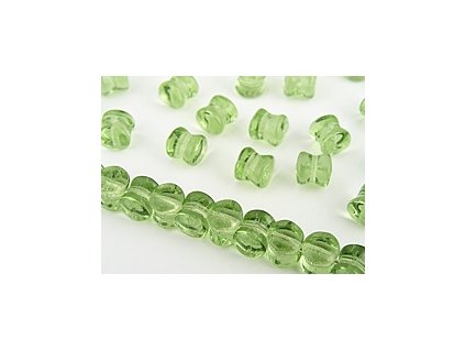 Czech Beads Pellets Olivine 4x6mm 35pcs