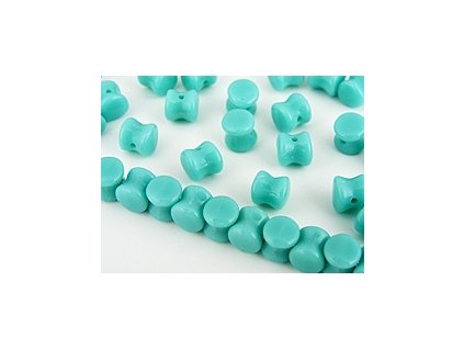 Czech Beads Pellets Turquoise 4x6mm 35pcs