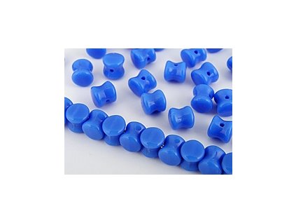 Czech Beads Pellets Chalk Blue 4x6mm 35pcs