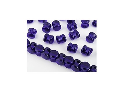 Czech Beads Pellets Dark Sapphire 4x6mm 35pcs