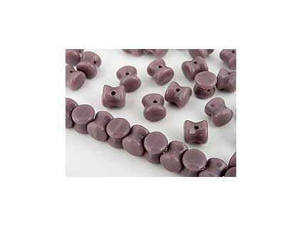 Czech Beads Pellets Chalk Amethyst 4x6mm 35pcs