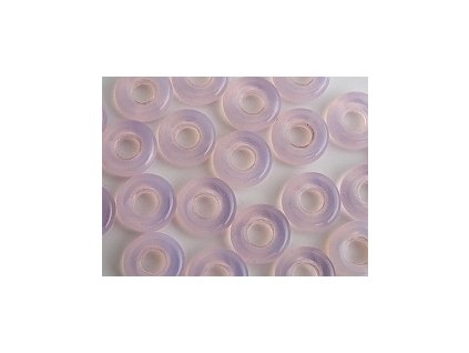 Ring-beads Pink Opal 10mm