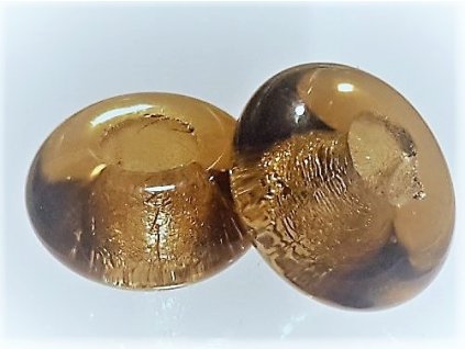 Velkodírové Korálky Kouřový topaz 11x17mm 1kus