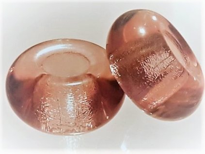 Velkodírové Korálky Světlá Ametyst 11x17mm 1kus