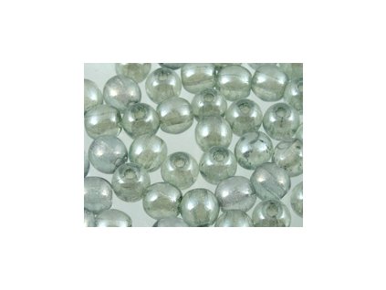 Round Beads Light Green Luster 4mm