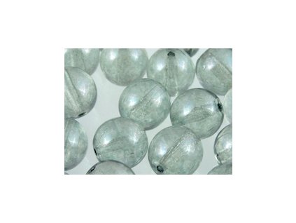 Round Beads Light Green Luster 6mm