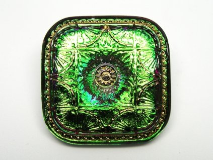 Knoflík Čtverec Vitrail Medium 32mm